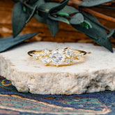 Classic 6-Prong Round Cut Moissanite Engagement Ring